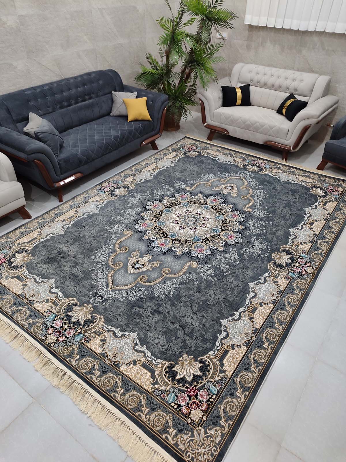 فرش ماشینی 700 شانه طرح درسا