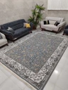 فرش ماشینی 700 شانه طرح تخت طاووس