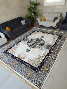 فرش ماشینی 500 شانه طرح آراز