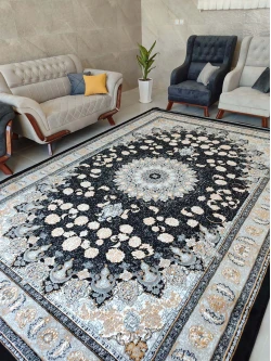 فرش ماشینی 500 شانه طرح اصفهان