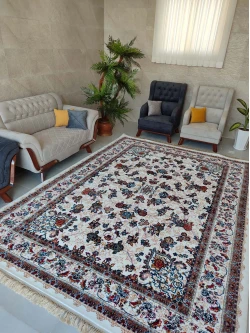 فرش ماشینی 500 شانه طرح گیلدا