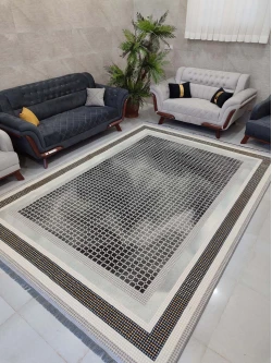 فرش ماشینی 500 شانه مدرن برجسته 210