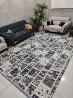 فرش ماشینی 500 شانه مدرن برجسته 290 