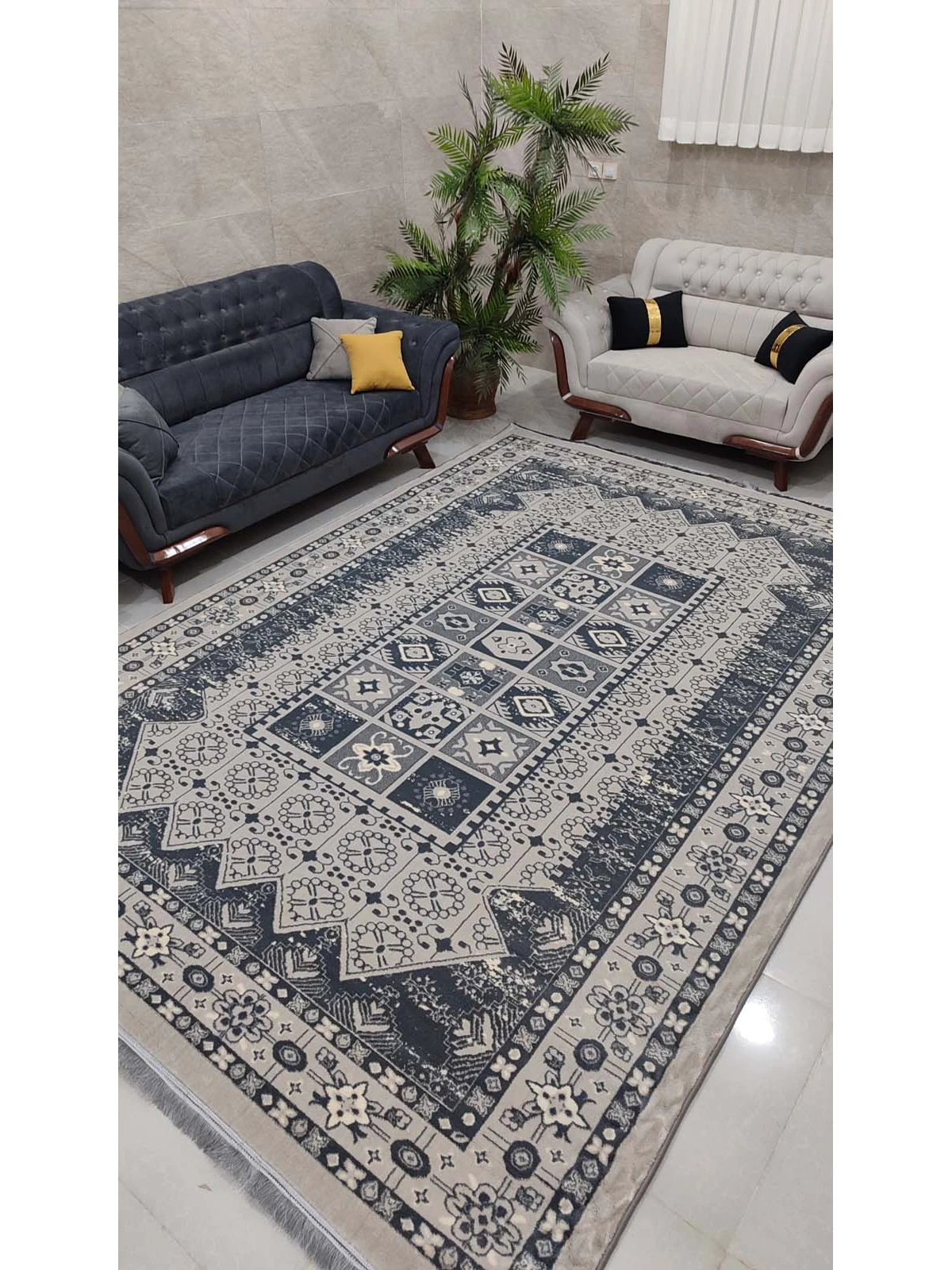 فرش ماشینی 500 شانه مدرن 104