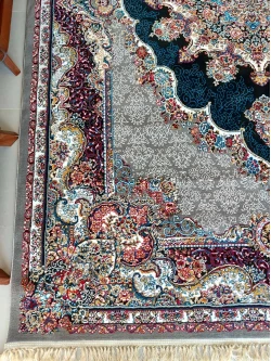 فرش ماشینی 500 شانه طرح نیلا