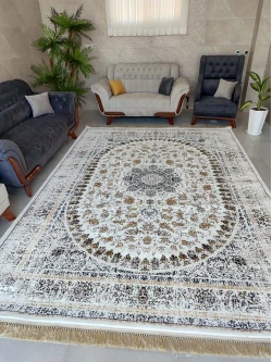 فرش ماشینی 500 شانه طرح پریا