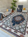 فرش ماشینی 500 شانه طرح رخساره ( چکاوک)-زرین نگارا
