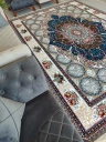 فرش ماشینی 500 شانه طرح رخساره ( چکاوک)
