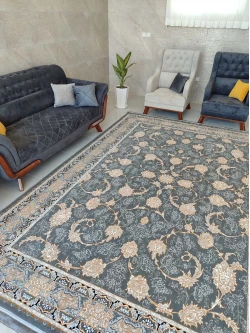 فرش ماشینی 500 شانه طرح صدف