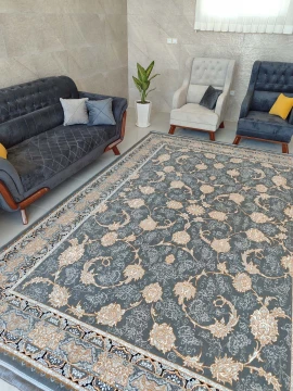 فرش ماشینی 500 شانه طرح صدف