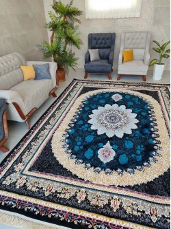 فرش ماشینی 500 شانه طرح سیتا