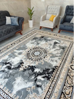 فرش ماشینی 500 شانه طرح ورساچه