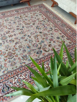 فرش ماشینی 700 شانه طرح افشان دریا