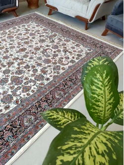 فرش ماشینی 700 شانه طرح افشان دریا