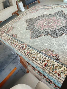 فرش ماشینی 700 شانه طرح آماندا