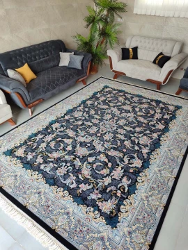 فرش ماشینی 700 شانه طرح آترین