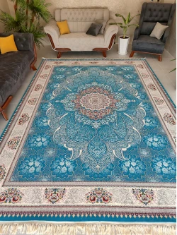 فرش ماشینی 700 شانه طرح چکاوک