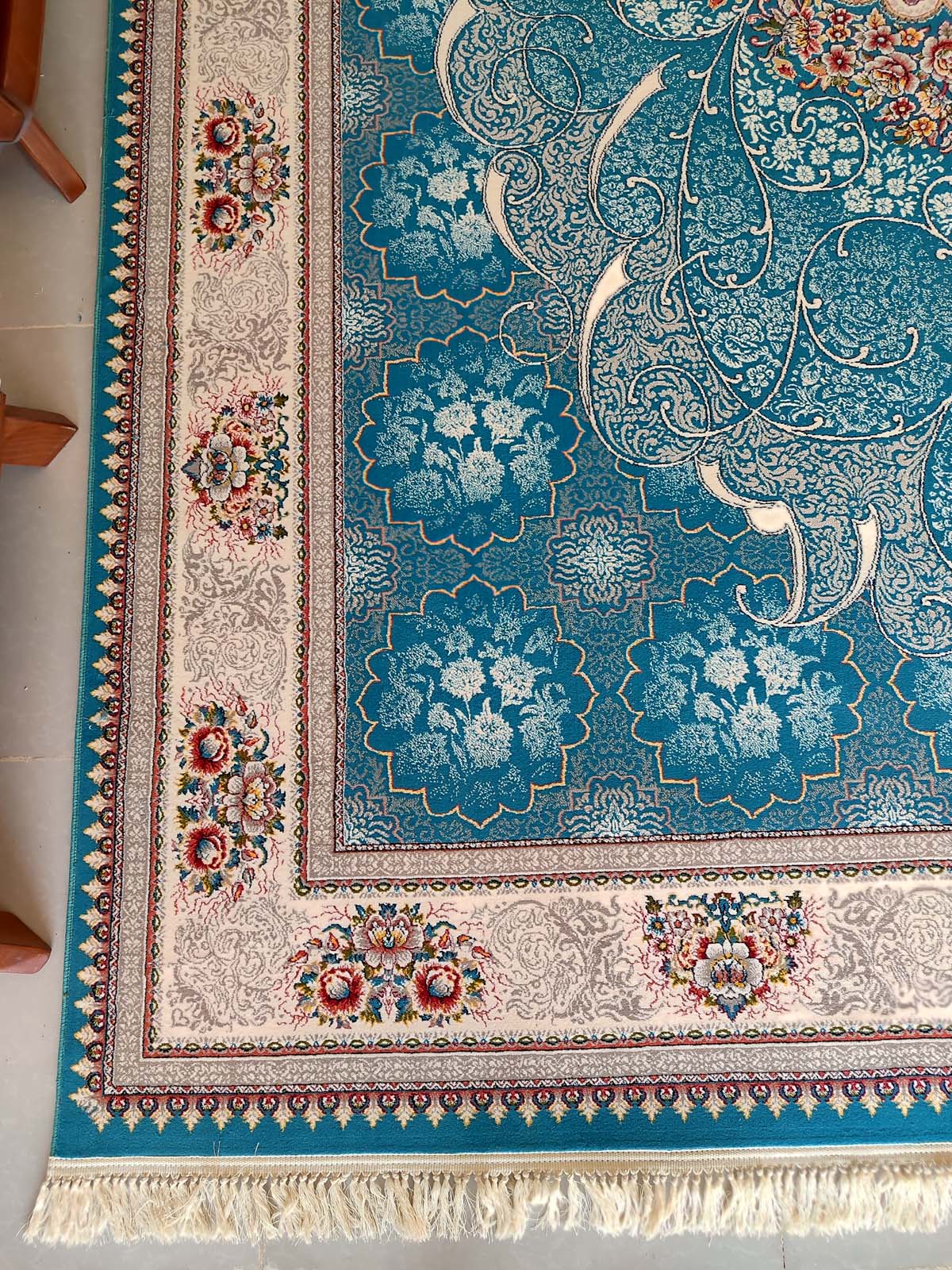 فرش ماشینی 700 شانه طرح چکاوک