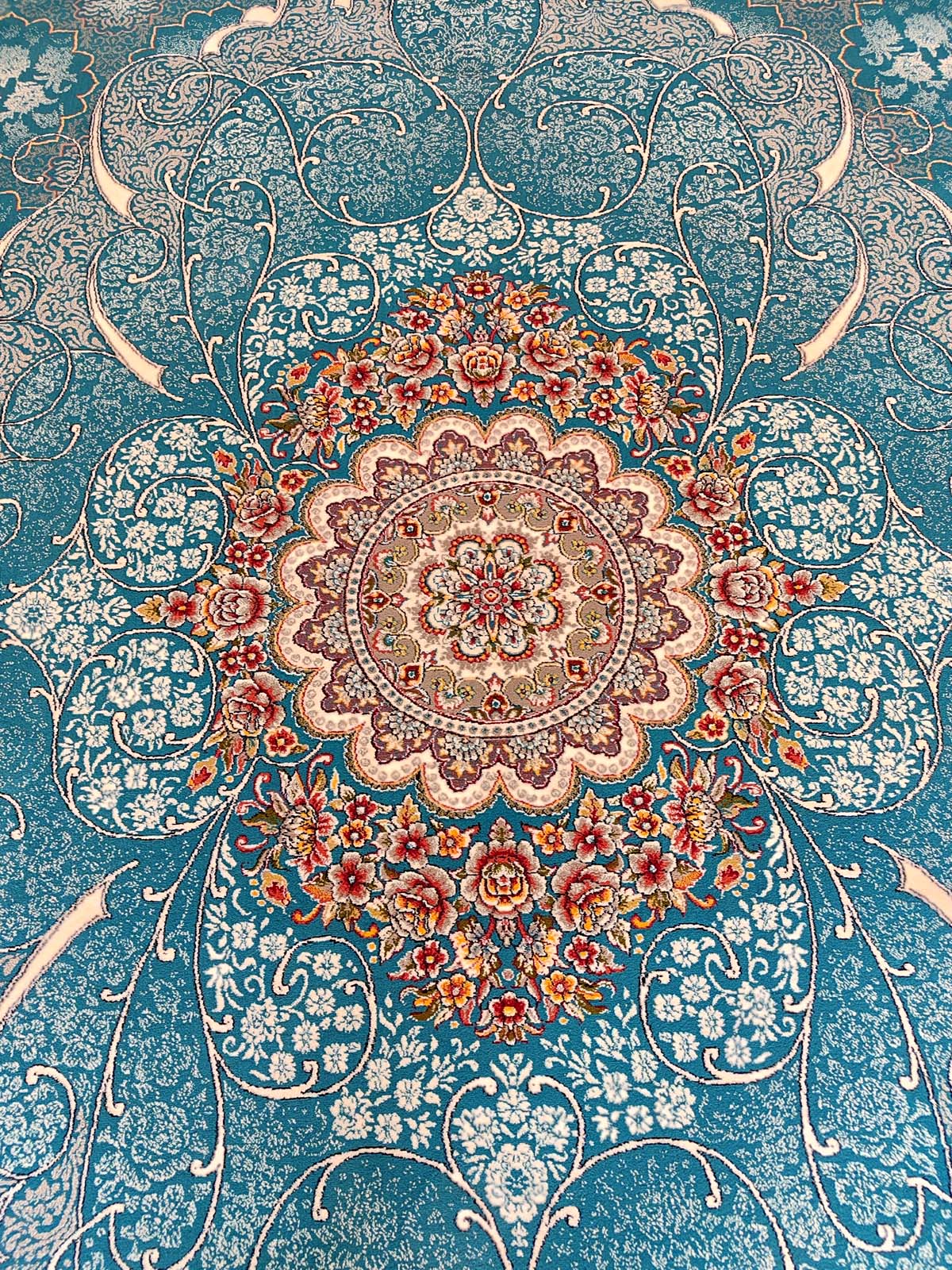 فرش ماشینی 700 شانه طرح چکاوک