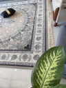 فرش ماشینی 700 شانه طرح اسپادانا