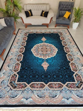 فرش ماشینی 700 شانه طرح هالیدی