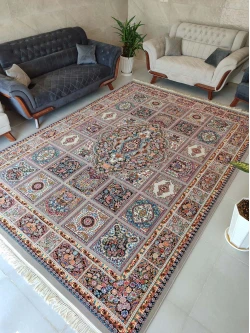فرش ماشینی 700 شانه طرح کژال