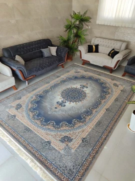 فرش ماشینی 700 شانه طرح کارن