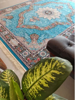 فرش ماشینی 700 شانه طرح کارینا