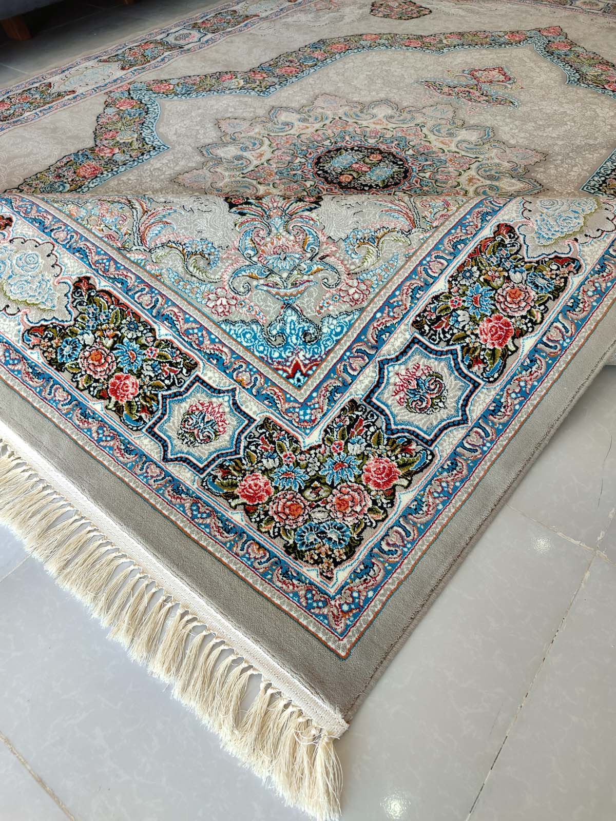 فرش ماشینی 700 شانه طرح کارینا