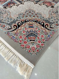 فرش ماشینی 700 شانه طرح مانلی