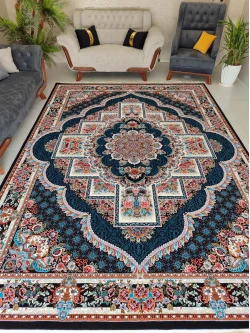 فرش ماشینی 700 شانه طرح ناردون