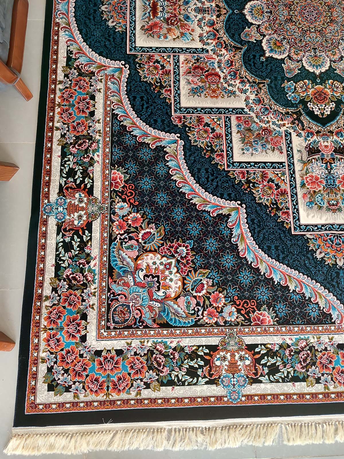 فرش ماشینی 700 شانه طرح ناردون