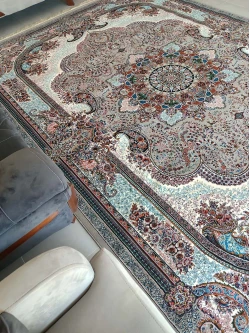 فرش ماشینی 700 شانه طرح نسترن