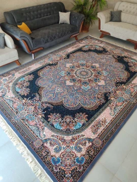 فرش ماشینی 700 شانه طرح نسترن