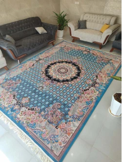 فرش ماشینی 700 شانه طرح رویال