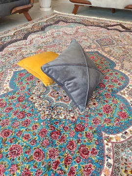 فرش ماشینی 700 شانه طرح شاه پری