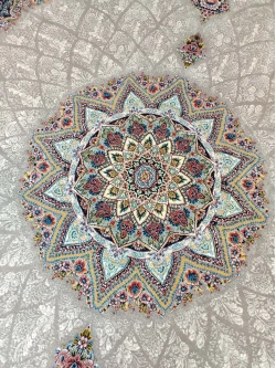 فرش ماشینی 700 شانه طرح شیدا