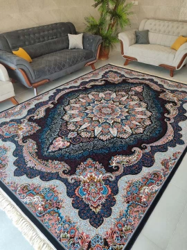 فرش ماشینی 700 شانه طرح سیرنگ